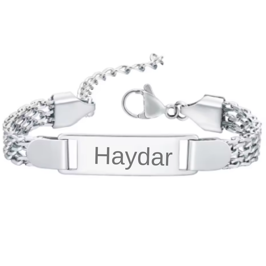 KIDS BRACELET W/ WIDE LINK CHAIN